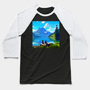 Finding inner peace in nature Baseball T-Shirt